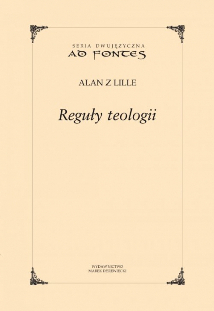Reguły Teologii - Alan z Lille | okładka