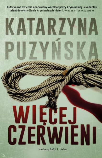 Więcej czerwieni - Katarzyna Puzyńska | okładka