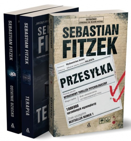 Pakiet Przesyłka / Terapia / Ostatnie dziecko - Sebastian Fitzek | okładka