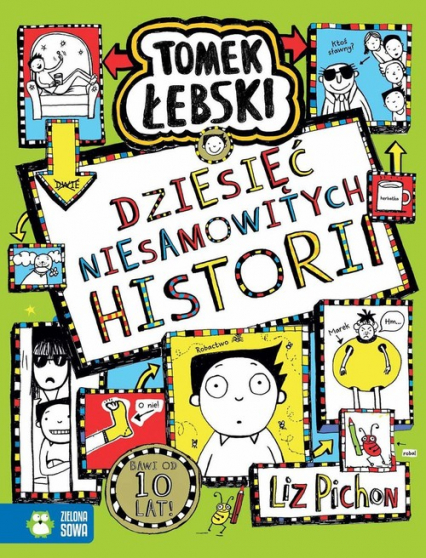 Tomek Łebski Dziesięć niesamowitych historii - Liz Pichon | okładka