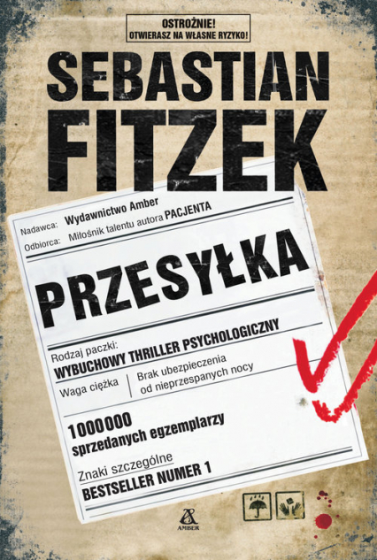 Przesyłka Wielkie Litery - Sebastian Fitzek | okładka