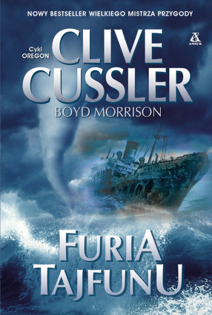 Furia tajfunu Wielkie Litery - Boyd Morrison, Clive  Cussler | okładka