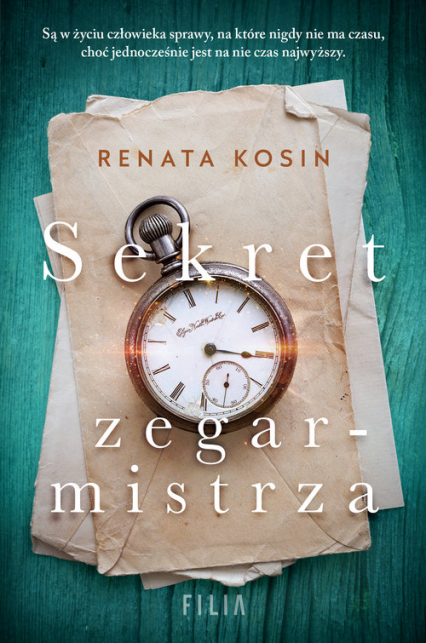 Sekret zegarmistrza Wielkie Litery - Renata Kosin | okładka