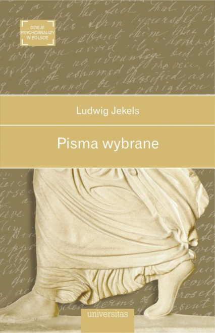 Pisma wybrane - Ludwig Jekels | okładka