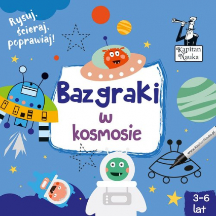 Kapitan Nauka Bazgraki w kosmosie (3-6 lat) -  | okładka