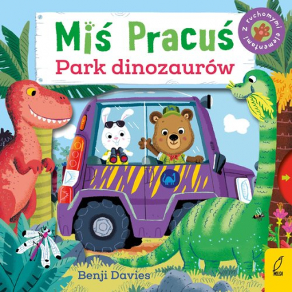 Miś Pracuś Park dinozaurów - Benji Davies | okładka