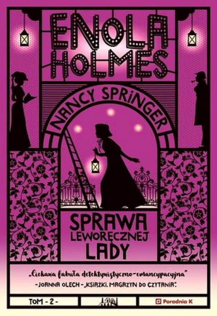Enola Holmes Sprawa leworęcznej Lady - Nancy Springer | okładka
