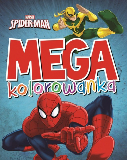 Mega kolorowanka Marvel Spider-Man -  | okładka