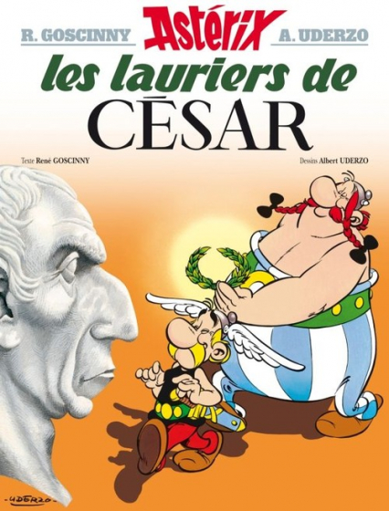 Asterix 18 Asterix Les lauries de Cesar - René Goscinny | okładka
