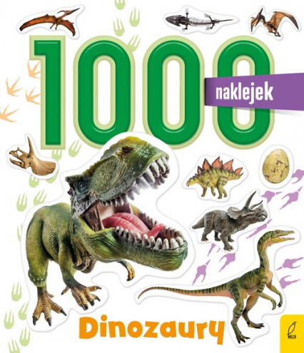 1000 naklejek Dinozaury -  | okładka