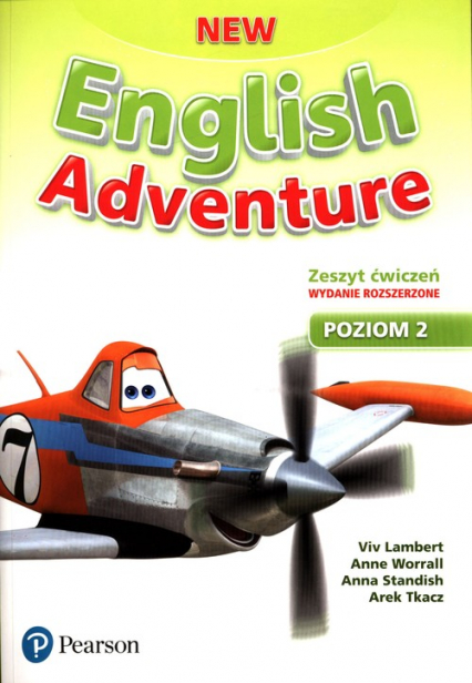 New English Adventure 2 Zeszyt ćwiczeń + DVD wydanie rozszerzone - Standish Anna | okładka