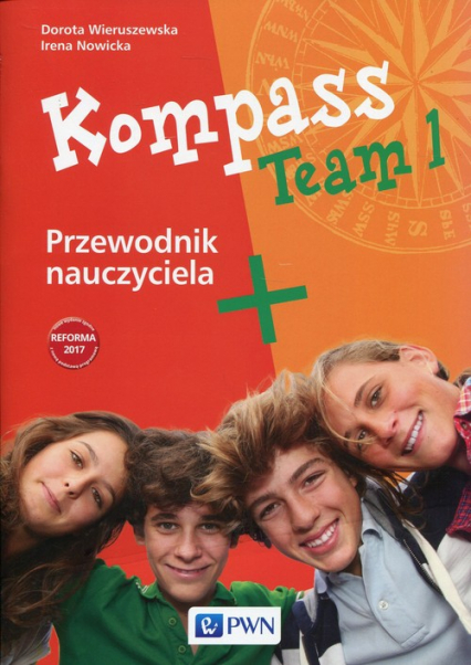 Kompass Team 1 Przewodnik nauczyciela 7-8 Szkoła podstawowa - Nowicka Irena, Wieruszewska Dorota | okładka