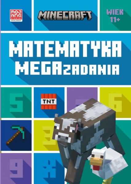 Minecraft Matematyka Megazadania 11+ - Lipscombe Dan, Pate Katherine | okładka