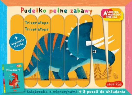 Dinozaury Akademia mądrego dziecka Pudełko pełne zabawy - Zbigniew Dmitroca | okładka
