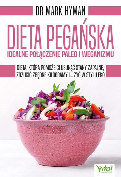 Dieta pegańska idealne połączenie paleo i weganizmu - Hyman Mark | okładka