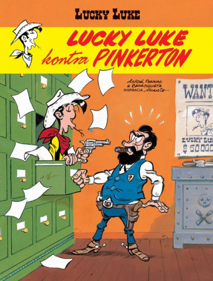 Lucky Luke kontra Pinkerton - Achde, Pennac Daniel, Tonino Benacquista | okładka