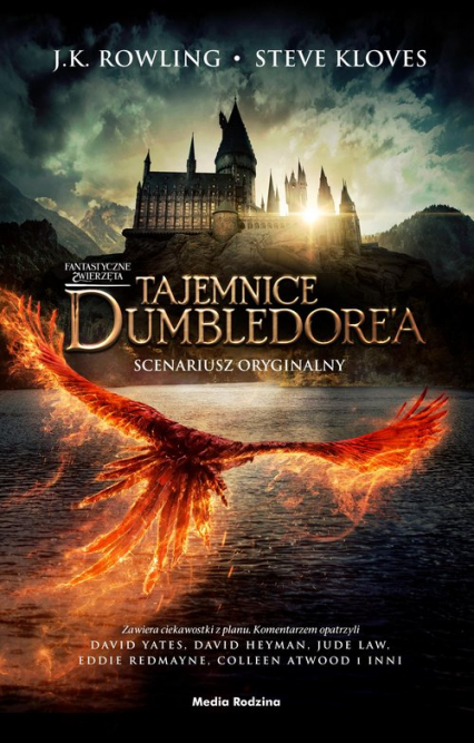 Fantastyczne zwierzęta Tajemnice Dumbledore’a Scenariusz oryginalny - Joanne K. Rowling | okładka
