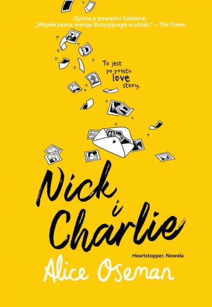 Nick i Charlie Heartstopper. Nowela - Alice Oseman | okładka