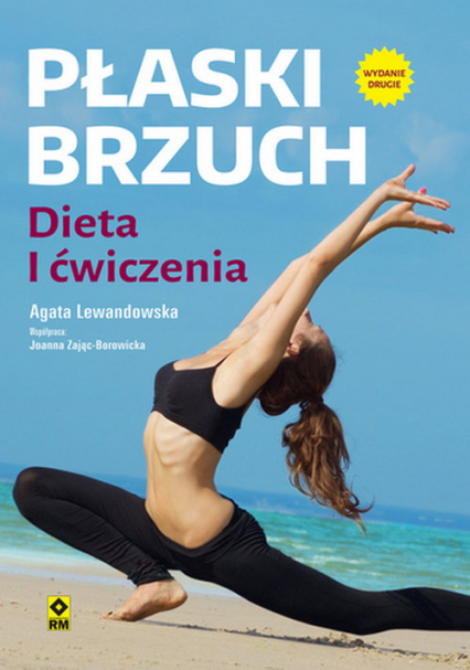 Płaski brzuch Dieta i ćwiczenia - Agata Lewandowska | okładka