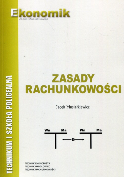 Zasady rachunkowości - Jacek Musiałkiewicz | okładka