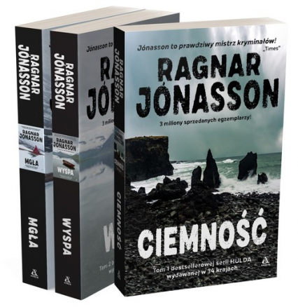 Pakiet Ciemność / Wyspa / Mgła - Ragnar Jonasson | okładka