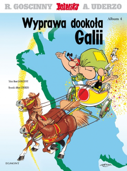 Asteriks Album 4 Wyprawa dookoła Galii - René Goscinny | okładka