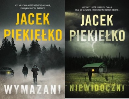 Pakiet pełen mrocznych tajemnic Wymazani / Niewidoczni Pakiet - Jacek Piekiełko | okładka