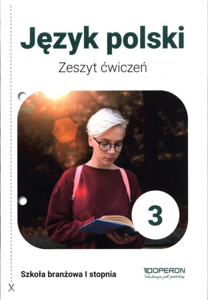 Język polski 3 Zeszyt ćwiczeń Szkoła branżowa I stopnia - Tomaszek Katarzyna | okładka