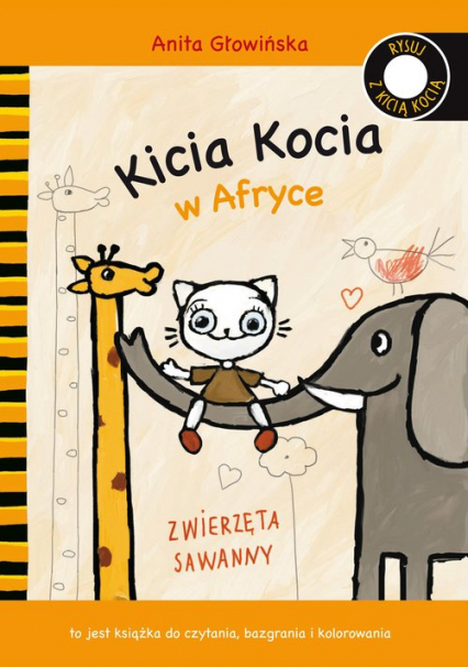 Kicia Kocia w Afryce Kolorowanka - Anita Głowińska | okładka
