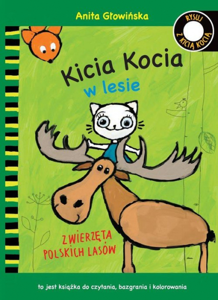 Kicia Kocia w lesie Kolorowanka - Anita Głowińska | okładka