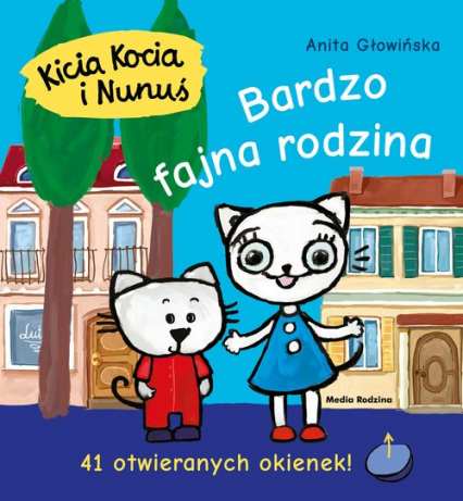 Kicia Kocia i Nunuś Bardzo fajna rodzina - Anita Głowińska | okładka