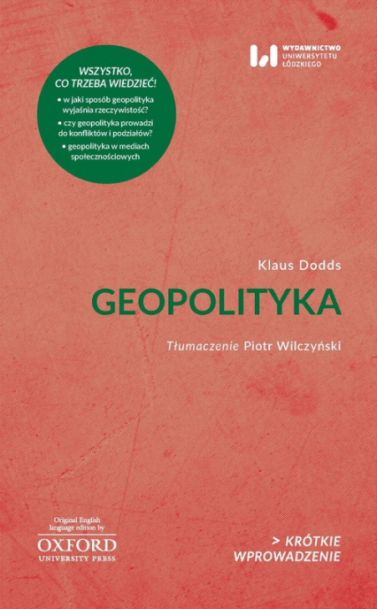 Geopolityka Krótkie Wprowadzenie 32 - Dodds Klaus | okładka