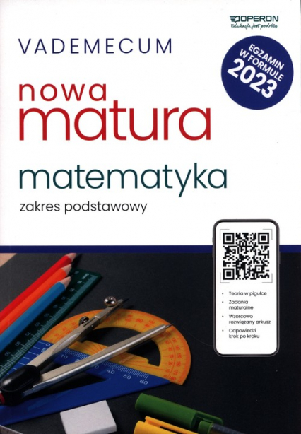 Vademecum Nowa matura 2023 Matematyka Zakres podstawowy - Adam Konstantynowicz | okładka