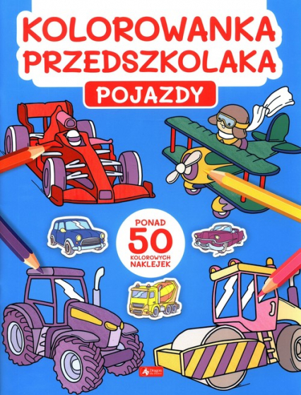 Kolorowanka przedszkolaka Pojazdy -  | okładka