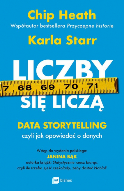 Liczby się liczą Data storytelling, czyli jak opowiadać o danych - Starr Karla | okładka