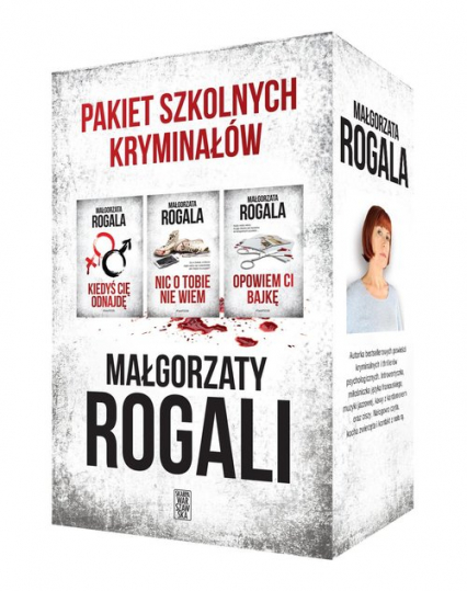 Pakiet Szkolnych kryminałów Małgorzaty Rogali - Małgorzata Rogala | okładka