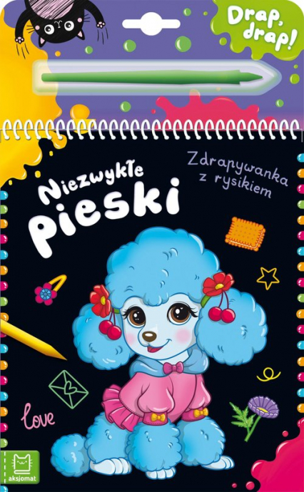 Niezwykłe pieski Zdrapywanka z rysikiem - Agata Kaczyńska | okładka