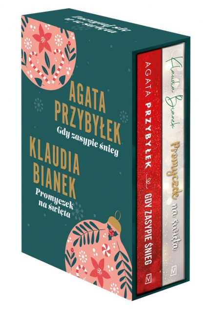 Pakiet : Gdy zasypie śnieg/Promyczek na święta - Agata Przybyłek, Klaudia Bianek | okładka