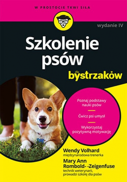 Szkolenie psów dla bystrzaków - Rombold-Zeigenfuse Mary Ann, Volhard Wendy | okładka