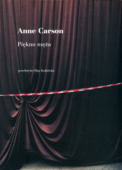 Piękno męża - Anne Carson | okładka