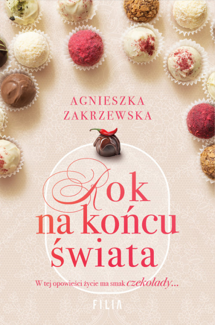 Rok na końcu świata Wielkie Litery - Agnieszka Zakrzewska | okładka