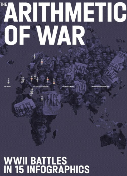 The Arithmetic of War WWII Battles in 15 Infographics -  | okładka