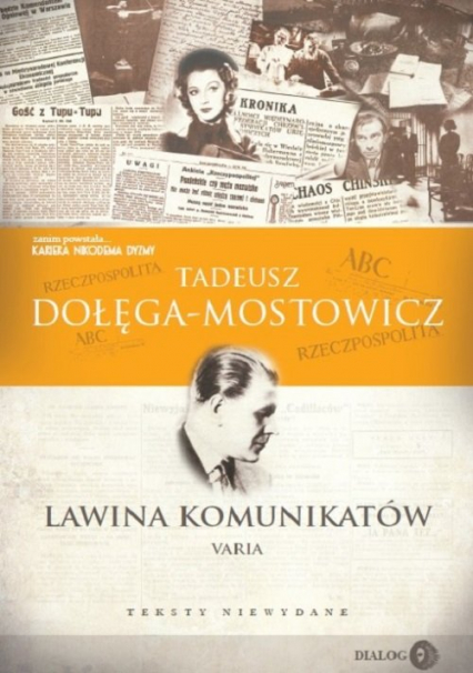 Lawina komunikatów Varia - Dołęga-Mostowicz Tadeusz | okładka