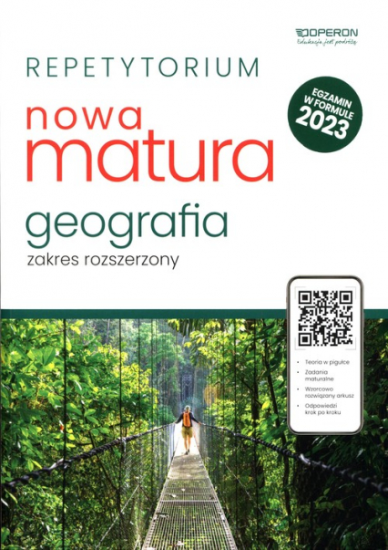 Repetytorium Matura 2024 Geografia Zakres rozszerzony - Chabasiński Krzysztof | okładka