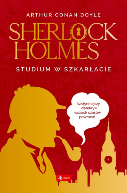Sherlock Holmes Studium w szkarłacie - Arthur Conan Doyle | okładka