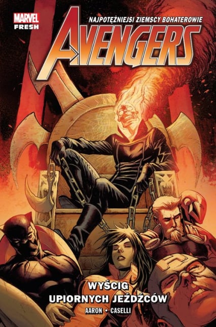 Avengers Wyścig upiornych jeźdźców Tom 5 - Caselli Stefano, Jason Aaron | okładka