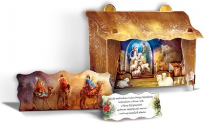 Szopka Betlejemska do złożenia układanka bożonarodzeniowa -  | okładka