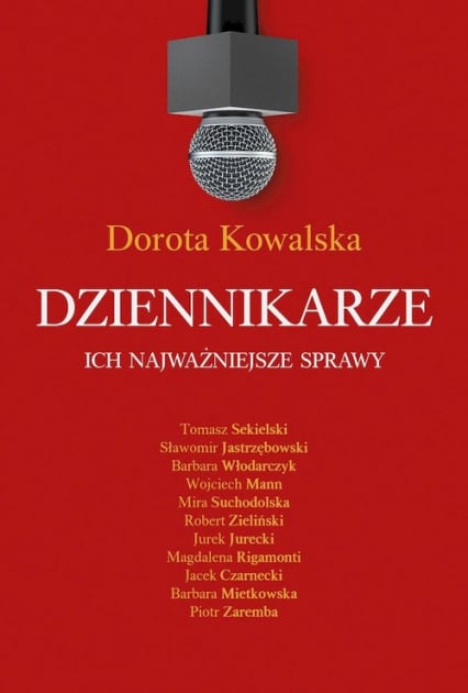 Dziennikarze Ich najważniejsze sprawy - Dorota Kowalska | okładka