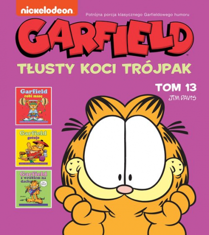 Garfield Tłusty koci trójpak Tom 13 - Jim Davis | okładka