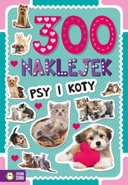 300 naklejek Psy i koty -  | okładka